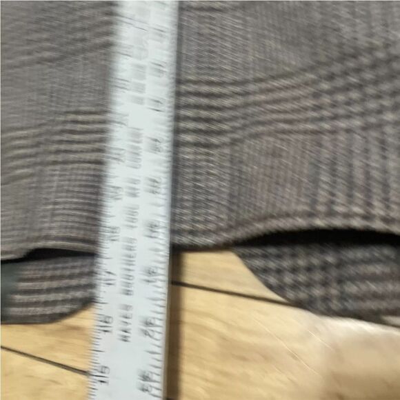 STANLEY BLACKER Blazer Mens 43R Tweed Gray Brown Plaid 100% Wool Jacket 51804 - Picture 10 of 16